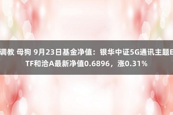 调教 母狗 9月23日基金净值：银华中证5G通讯主题ETF和洽A最新净值0.6896，涨0.31%