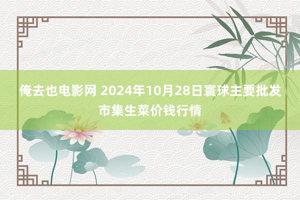 俺去也电影网 2024年10月28日寰球主要批发市集生菜价钱行情