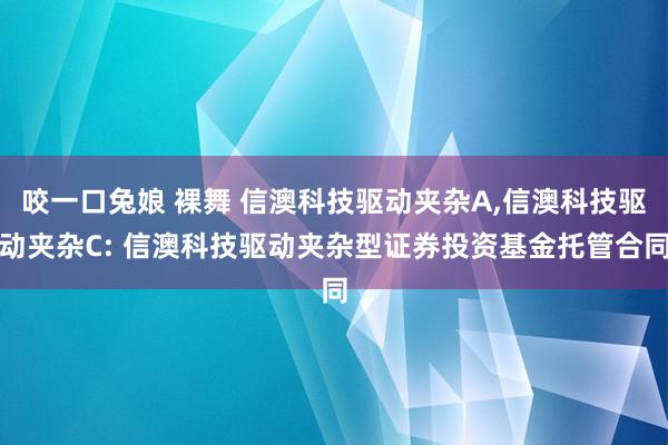 咬一口兔娘 裸舞 信澳科技驱动夹杂A，信澳科技驱动夹杂C: 信澳科技驱动夹杂型证券投资基金托管合同