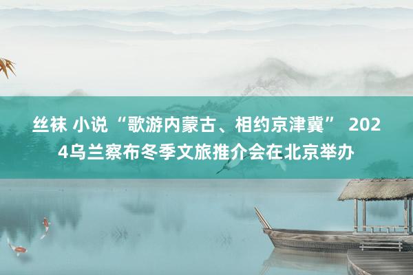 丝袜 小说 “歌游内蒙古、相约京津冀”  2024乌兰察布冬季文旅推介会在北京举办