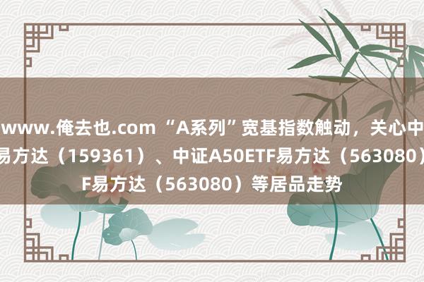 www.俺去也.com “A系列”宽基指数触动，关心中证A500ETF易方达（159361）、中证A50ETF易方达（563080）等居品走势